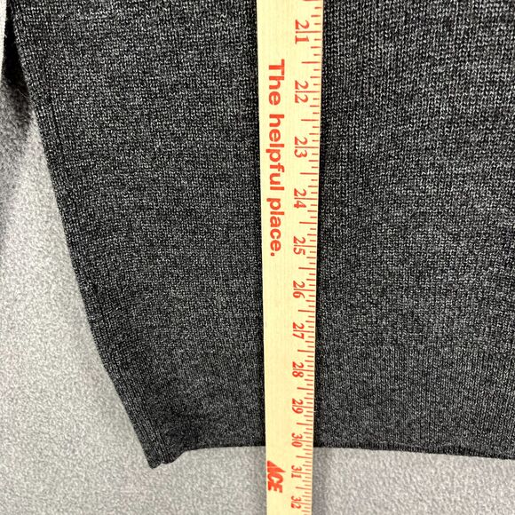 Peter‎ Millar Sweater Mens Medium Gray Blue Crown Crewneck Merino Wool Knit - Picture 10 of 16